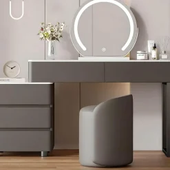 The Lounge Loft Möbel-Anita Frisiertisch – Eleganter Schminktisch mit Spiegel