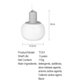 The Blissful Bath Badezimmer-Antibakterieller Badezimmer-Gelball - Desinfektionsreiniger