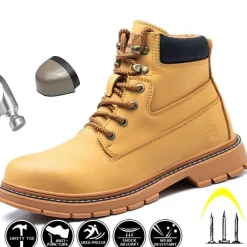 Herren Decor Herrenschuhe-Anti-Ermüdungs-Winter-Industrieschuhe - Bequeme Arbeitsstiefel