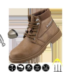 Herren Decor Herrenschuhe-Anti-Ermüdungs-Winter-Industrieschuhe - Bequeme Arbeitsstiefel