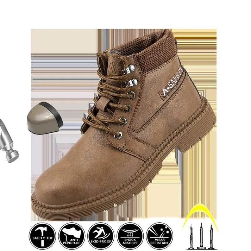 Herren Decor Herrenschuhe-Anti-Ermüdungs-Winter-Industrieschuhe - Bequeme Arbeitsstiefel