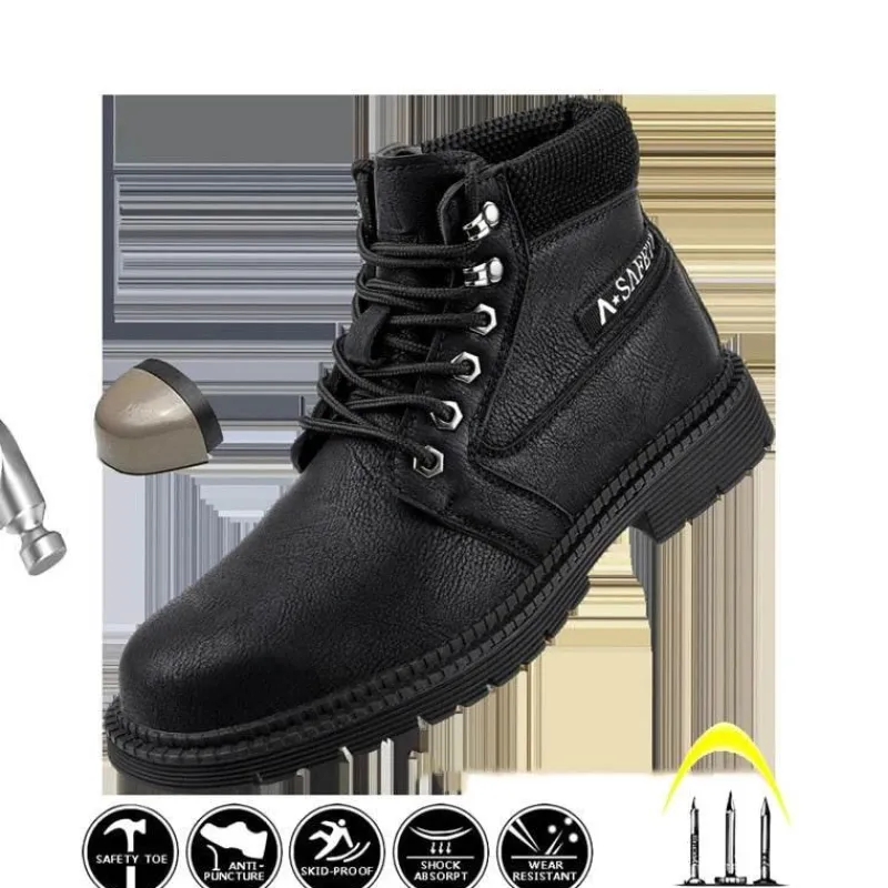 Herren Decor Herrenschuhe-Anti-Ermüdungs-Winter-Industrieschuhe - Bequeme Arbeitsstiefel