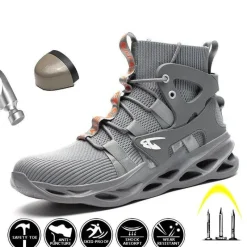 Herren Decor Herrenschuhe-Anti-Ermüdungs-Winter-Industrieschuhe - Bequeme Arbeitsstiefel