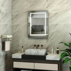 The Blissful Bath Badezimmer-Anti-Fog LED Wall Mirror - Smart Bathroom Mirror Design