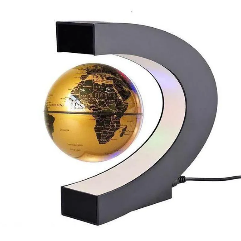 The Gilded Nest Beleuchtung-Antigravity Floating Globe LED Lampe - Einzigartiges Wohndekor