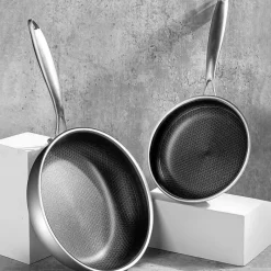 The Culinary Kit Küche & Esszimmer-Antihaftbeschichtete Bratpfanne – langlebiges, robustes Kochutensil