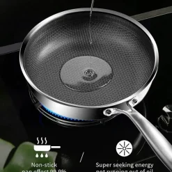 The Culinary Kit Küche & Esszimmer-Antihaftbeschichtete Bratpfanne – langlebiges, robustes Kochutensil