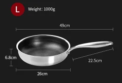 The Culinary Kit Küche & Esszimmer-Antihaftbeschichtete Bratpfanne – langlebiges, robustes Kochutensil