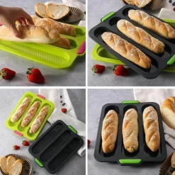 The Culinary Kit Küche & Esszimmer-Antihaftbeschichtete Brotbackform – hitzebeständiges Küchenwerkzeug