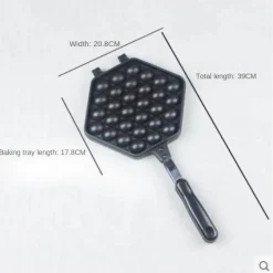 The Culinary Kit Küche & Esszimmer-Antihaftbeschichtete Bubble Egg Waffeleisenpfanne