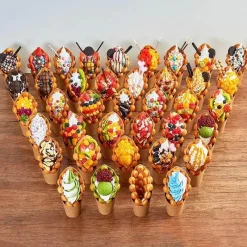 The Culinary Kit Küche & Esszimmer-Antihaftbeschichtete Bubble Egg Waffeleisenpfanne