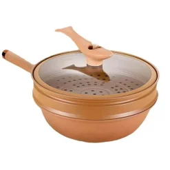 The Culinary Kit Küche & Esszimmer-Antihaftbeschichtete Druckbratpfanne – Ultimatives Küchenkochgeschirr