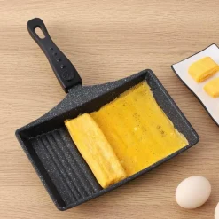 The Culinary Kit Küche & Esszimmer-Antihaftbeschichtete Eierrollpfanne – Kochgeschirr zum einfachen Eierkochen