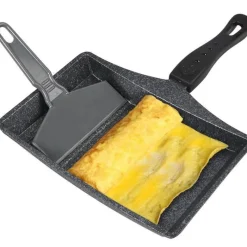 The Culinary Kit Küche & Esszimmer-Antihaftbeschichtete Eierrollpfanne – Kochgeschirr zum einfachen Eierkochen