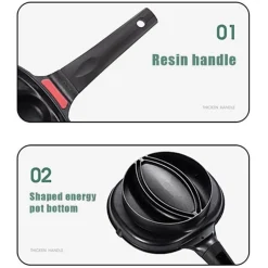 The Culinary Kit Küche & Esszimmer-Antihaftbeschichtete Omurice-Pfanne – Kochgeschirr im japanischen Stil