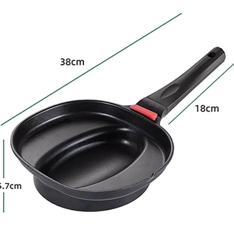 The Culinary Kit Küche & Esszimmer-Antihaftbeschichtete Omurice-Pfanne – Kochgeschirr im japanischen Stil