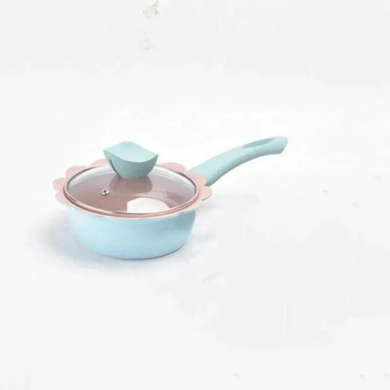 Elegance at the Table Küche & Esszimmer-Antihaftbeschichteter Babynahrungstopf – 16 cm großer Kochtopf aus Maifan-Stein