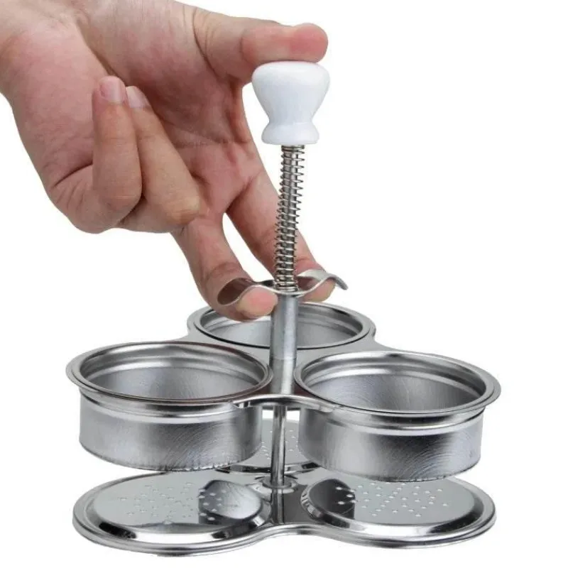 Tom Küche & Esszimmer-Antihaftbeschichteter Eierkocher aus Edelstahl. Müheloses Pochieren von Eiern