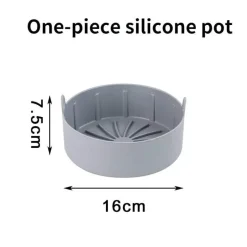 The Culinary Kit Küche & Esszimmer-Antihaftbeschichteter Luftfritteusenkorb – wiederverwendbares Kochzubehör für einfaches Kochen