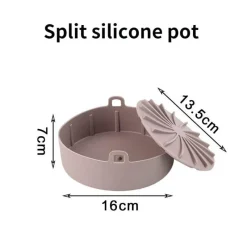 The Culinary Kit Küche & Esszimmer-Antihaftbeschichteter Luftfritteusenkorb – wiederverwendbares Kochzubehör für einfaches Kochen