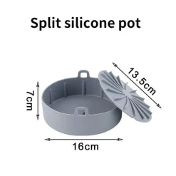 The Culinary Kit Küche & Esszimmer-Antihaftbeschichteter Luftfritteusenkorb – wiederverwendbares Kochzubehör für einfaches Kochen