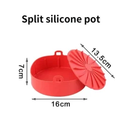 The Culinary Kit Küche & Esszimmer-Antihaftbeschichteter Luftfritteusenkorb – wiederverwendbares Kochzubehör für einfaches Kochen