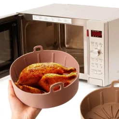 The Culinary Kit Küche & Esszimmer-Antihaftbeschichteter Luftfritteusenkorb – wiederverwendbares Kochzubehör für einfaches Kochen