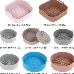 The Culinary Kit Küche & Esszimmer-Antihaftbeschichteter Luftfritteusenkorb – wiederverwendbares Kochzubehör für einfaches Kochen