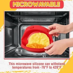 The Culinary Kit Küche & Esszimmer-Antihaftbeschichteter Omelett-Maker für die Mikrowelle – Eierkocher