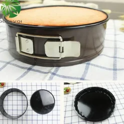 Tom Küche & Esszimmer-Antihaftbeschichtetes Chiffon-Kuchenform-Set aus Edelstahl für perfektes Backen