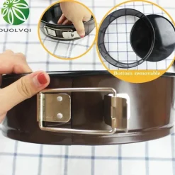 Tom Küche & Esszimmer-Antihaftbeschichtetes Chiffon-Kuchenform-Set aus Edelstahl für perfektes Backen