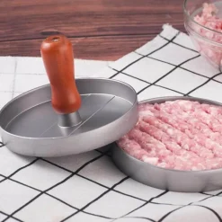 The Culinary Kit Küche & Esszimmer-Antihaftbeschichtetes Hamburger-Presswerkzeug – Easy Meat Burger Maker