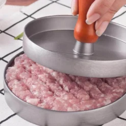 The Culinary Kit Küche & Esszimmer-Antihaftbeschichtetes Hamburger-Presswerkzeug – Easy Meat Burger Maker