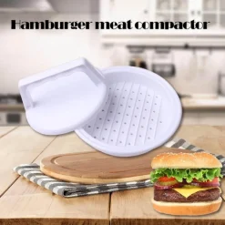 The Culinary Kit Küche & Esszimmer-Antihaftbeschichtetes Hamburger-Presswerkzeug – Easy Meat Burger Maker