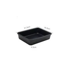 Tom Küche & Esszimmer-Antihaftbeschichtetes Kuchenbackblech aus Karbonstahl, langlebiges Backgeschirr für perfekte Brotformen