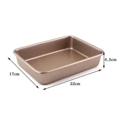 Tom Küche & Esszimmer-Antihaftbeschichtetes Kuchenbackblech aus Karbonstahl, langlebiges Backgeschirr für perfekte Brotformen