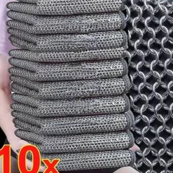 The Culinary Kit Küche & Esszimmer-Antihaft-Reinigungstuch mit zwei Lagen für Bügeleisen – Wire Wipe