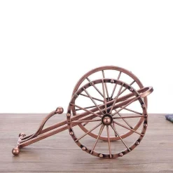 Timeless Touch Küche & Esszimmer-Antiker Kanonen-Weinhalter - Vintage Dekoratives Weinregal