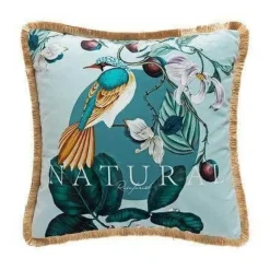 Cozy Cushions Bettzeug-Antiker Samtkissenbezug - Chinesisches Regenwald-Kunstdekor