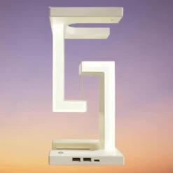 The Decor Haven Gadgets Für Zuhause|Beleuchtung-Anti-Schwerkraft-Nachtlampe mit kabelloser Aufladung – Modernes Wohndekor
