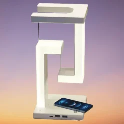 The Decor Haven Gadgets Für Zuhause|Beleuchtung-Anti-Schwerkraft-Nachtlampe mit kabelloser Aufladung – Modernes Wohndekor