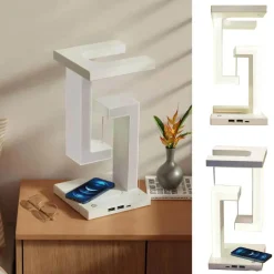 The Decor Haven Gadgets Für Zuhause|Beleuchtung-Anti-Schwerkraft-Nachtlampe mit kabelloser Aufladung – Modernes Wohndekor