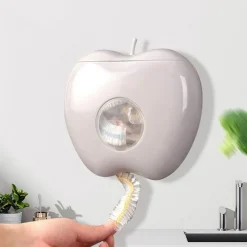 The Culinary Kit Küche & Esszimmer-Apfelförmiger, wandmontierter Frischhaltefolienspender