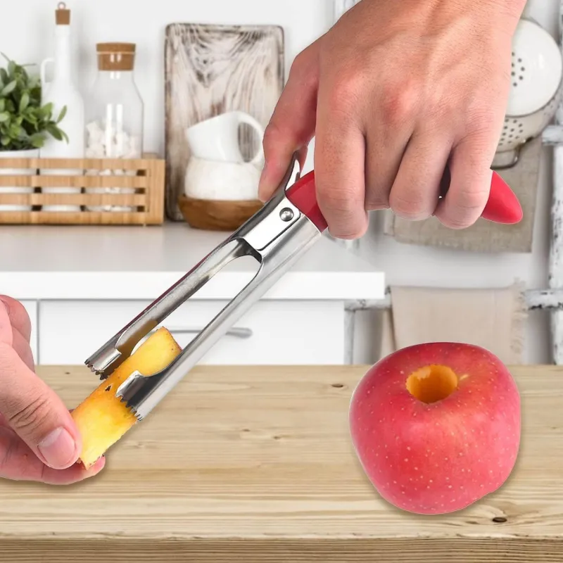 The Culinary Kit Küche & Esszimmer-Apfelkern-Entferner aus Edelstahl