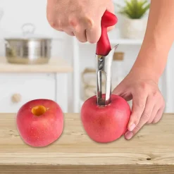 The Culinary Kit Küche & Esszimmer-Apfelkern-Entferner aus Edelstahl