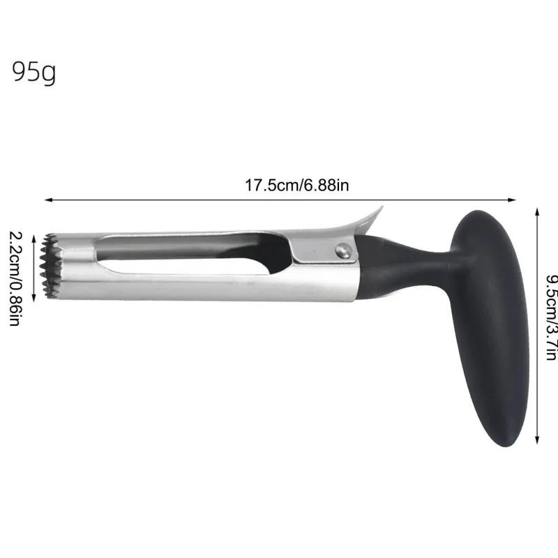 The Culinary Kit Küche & Esszimmer-Apfelkern-Entferner aus Edelstahl