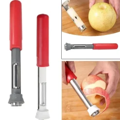 The Culinary Kit Küche & Esszimmer-Apfelkernpflücker und -schäler - Fruit Master Tool