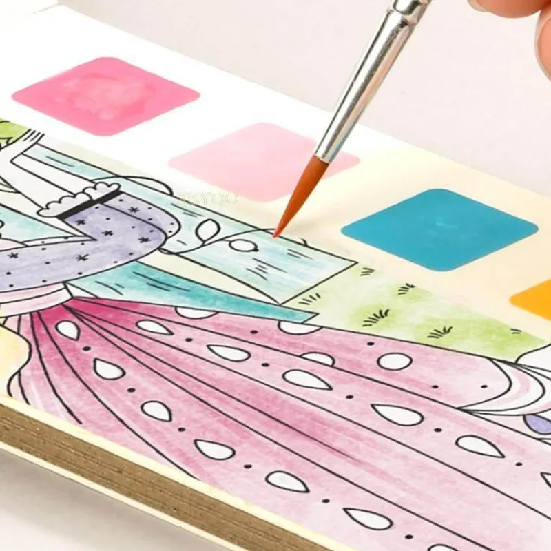 The Decor Haven Babyspielzeug-Aquarellfarben-Set für Kinder – Kreativer Kunstbedarf für junge Künstler