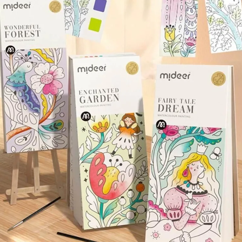 The Decor Haven Babyspielzeug-Aquarellfarben-Set für Kinder – Kreativer Kunstbedarf für junge Künstler