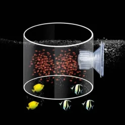 Furry Haven Haustierzubehör|Reinigungswerkzeuge Für Haustiere-Aquarium-Fischfutterspender - Transparentes Saugwerkzeug